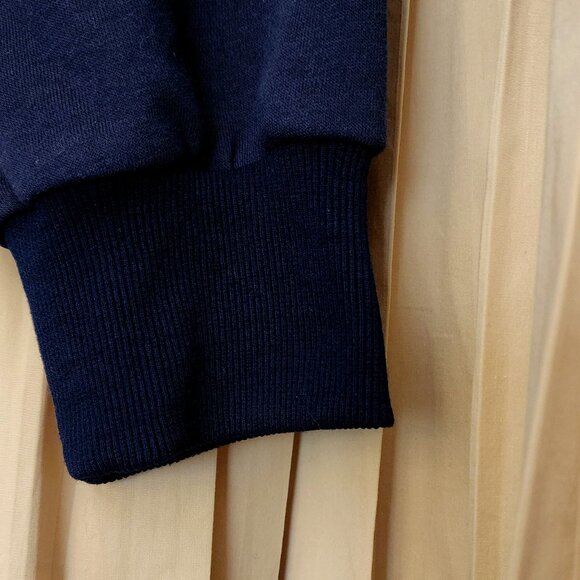 Ugerlov Navy & Beige Pleated Contrast Dress XL Casual Chic NWT - Picture 6 of 6